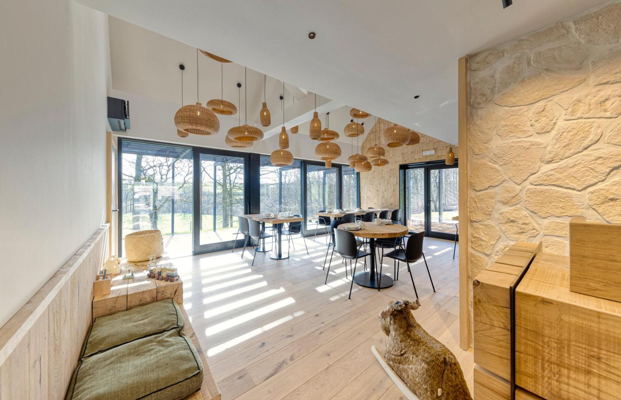 Wood Hotel Theux Bagian luar foto