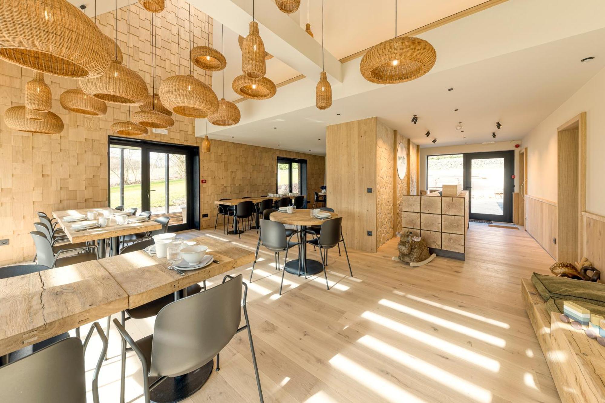 Wood Hotel Theux Bagian luar foto